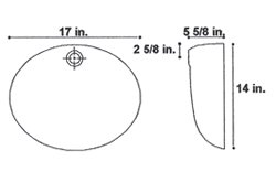 standard sink bowl styles oval layout